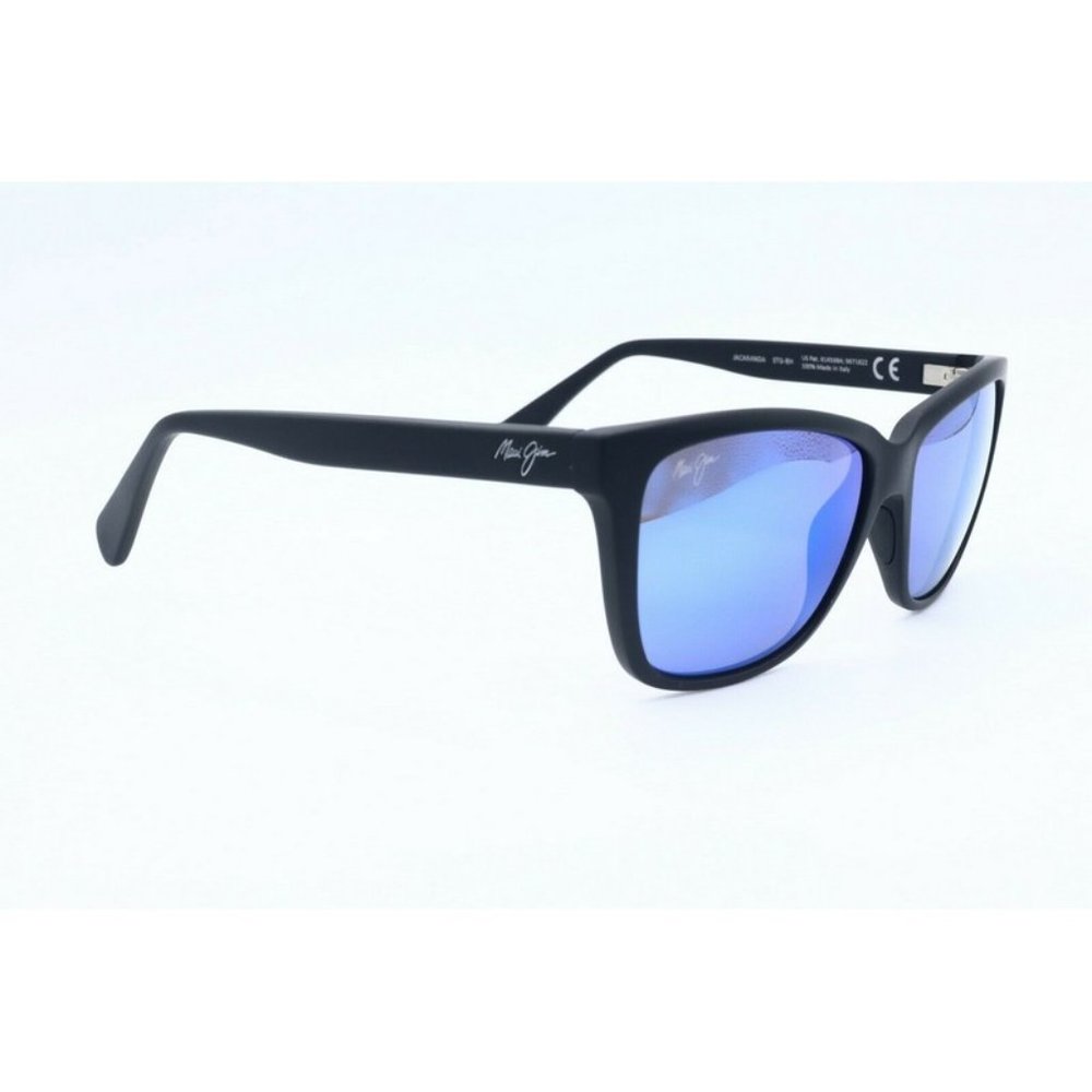 Maui Jim Jacaranda Mj 763-2m Black Sunglasses Blu… - image 3